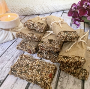 Raw Cinnamon Seed Bars